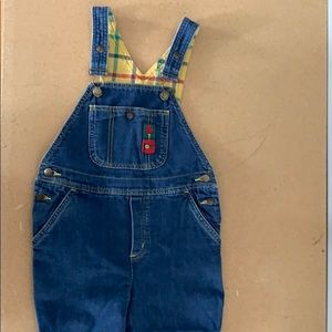Vintage Gymboree denim corduroy overalls